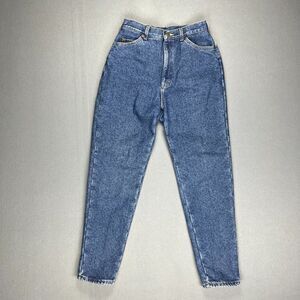 VTG LL Bean Jeans Womens 12 30x32 Flannel Lined Cotton Denim 80s High Rise Taper